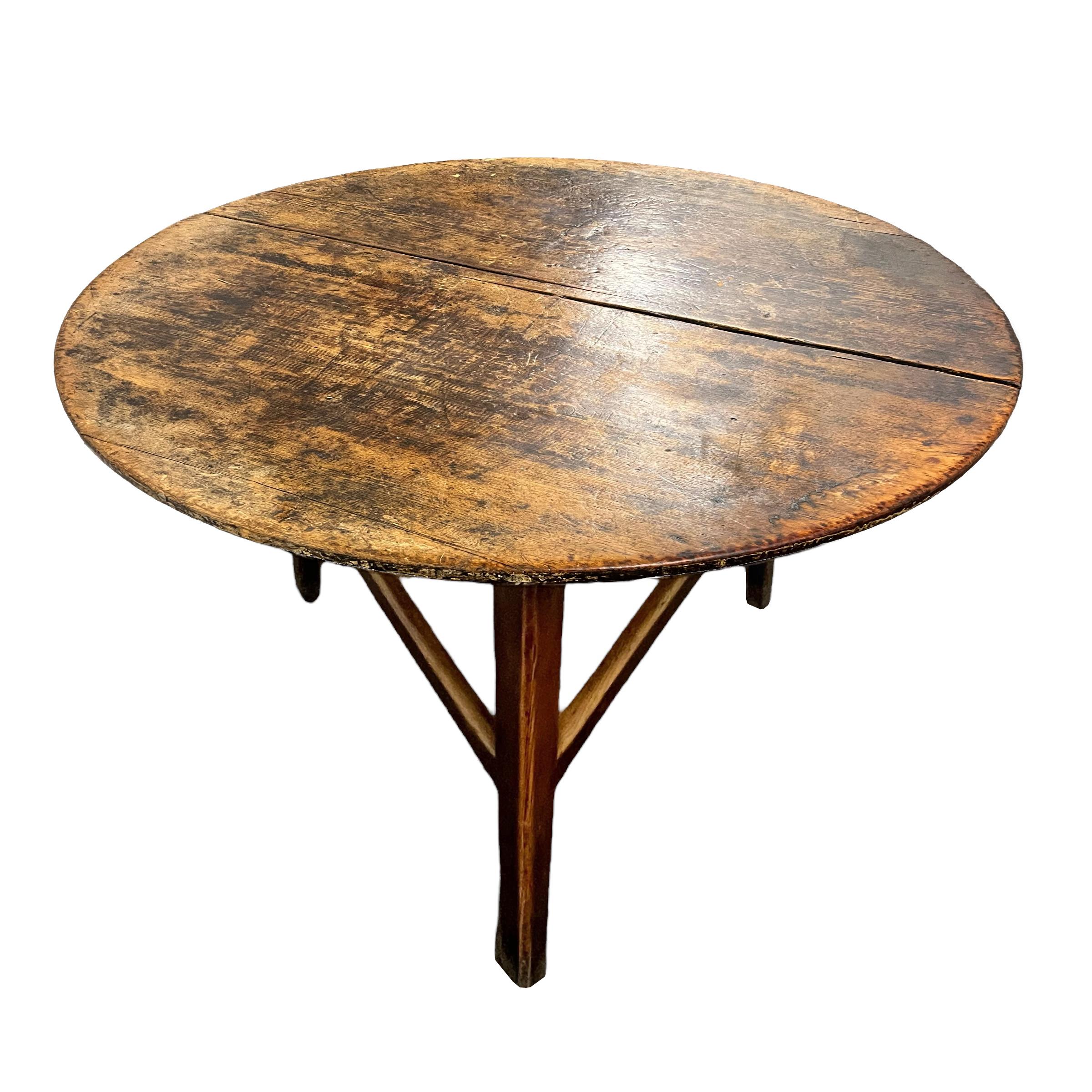 American Rather Large 19th Century English Cricket Table For Sale