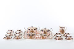 19th Century English Crown Derby Service for Ten People