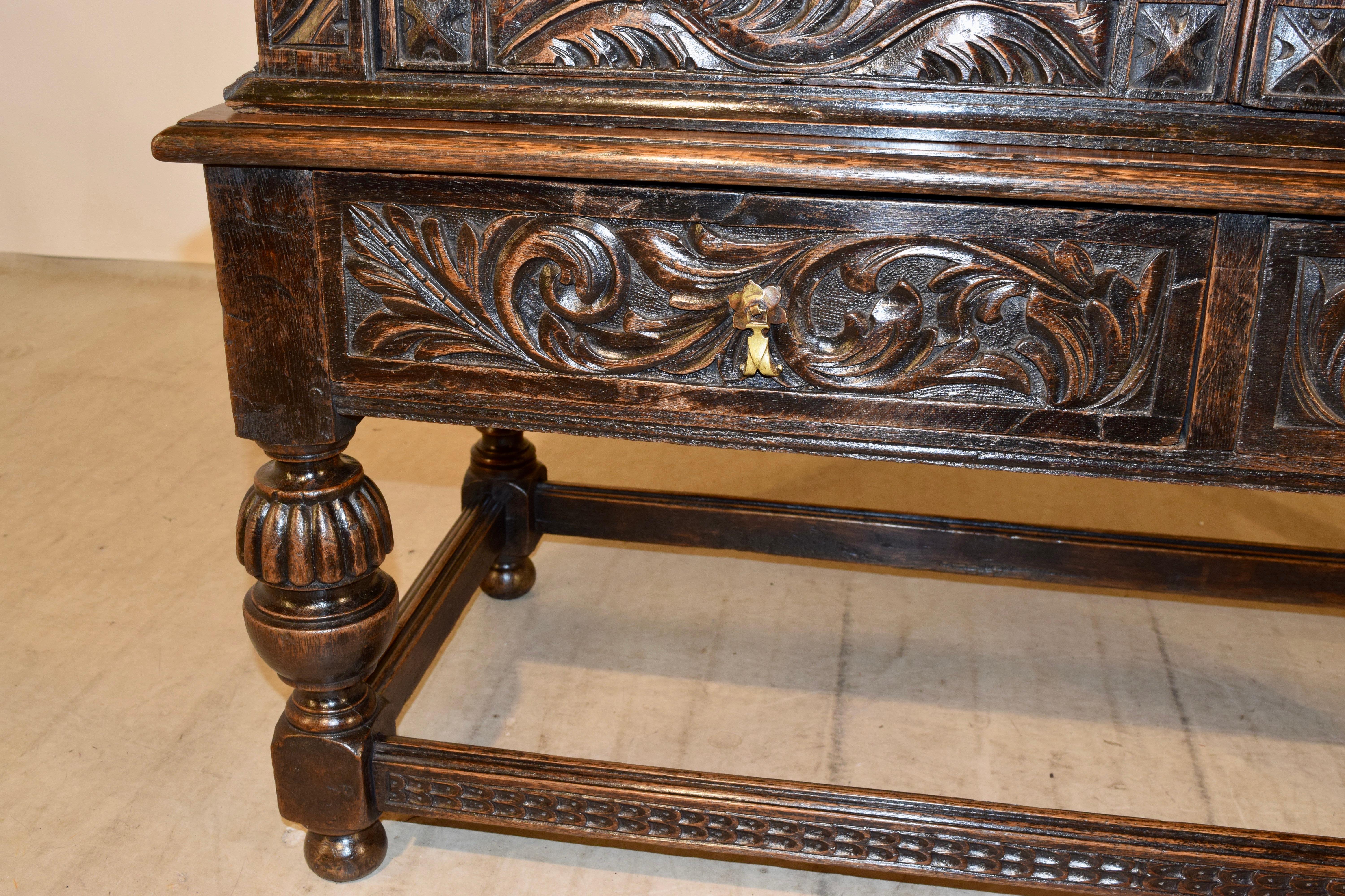 19th Century English Cupboard on Stand 8