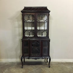 19th Century English Curio Cabinet
