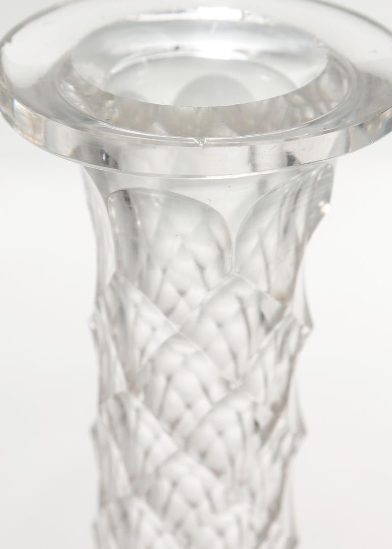 Englische Karaffen aus geschliffenem Glas des 19. Jahrhunderts mit länglichem Hals im Angebot 13