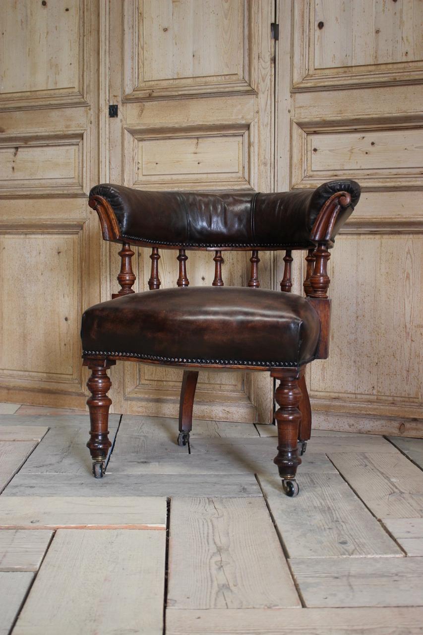 19th Century English Desk Chair 1