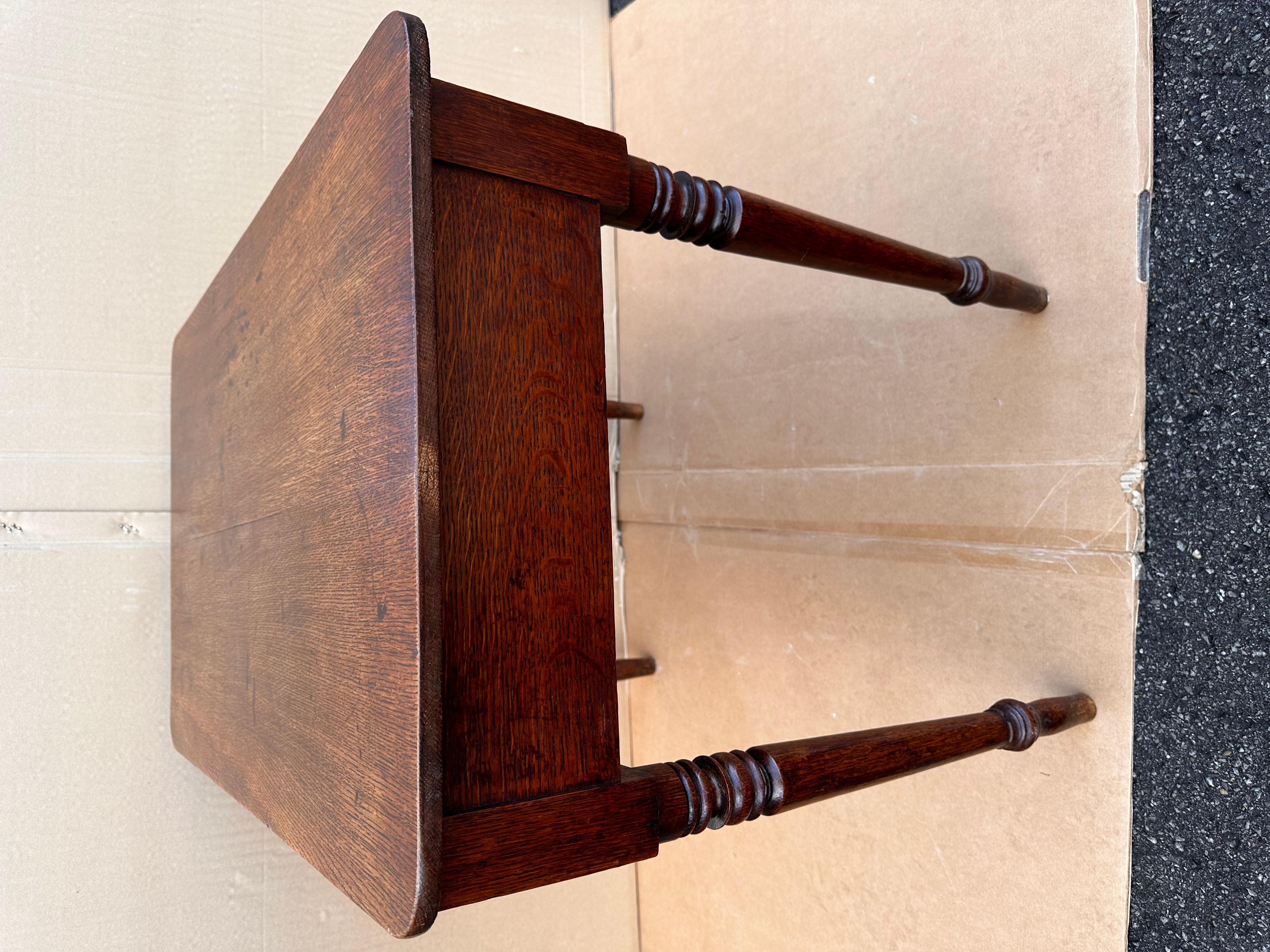 19th Century English Desk/Side Table For Sale 5