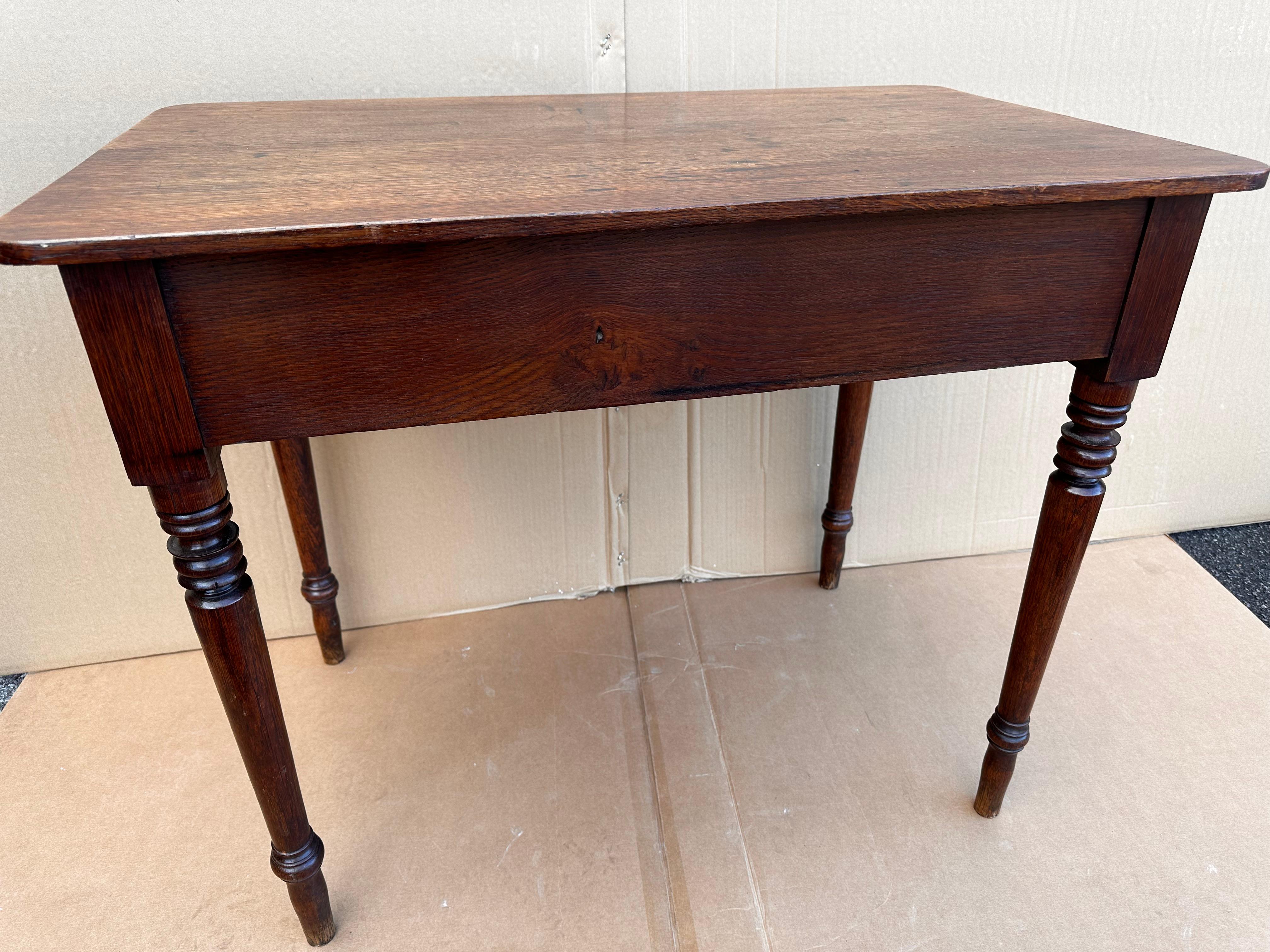 19th Century English Desk/Side Table For Sale 4