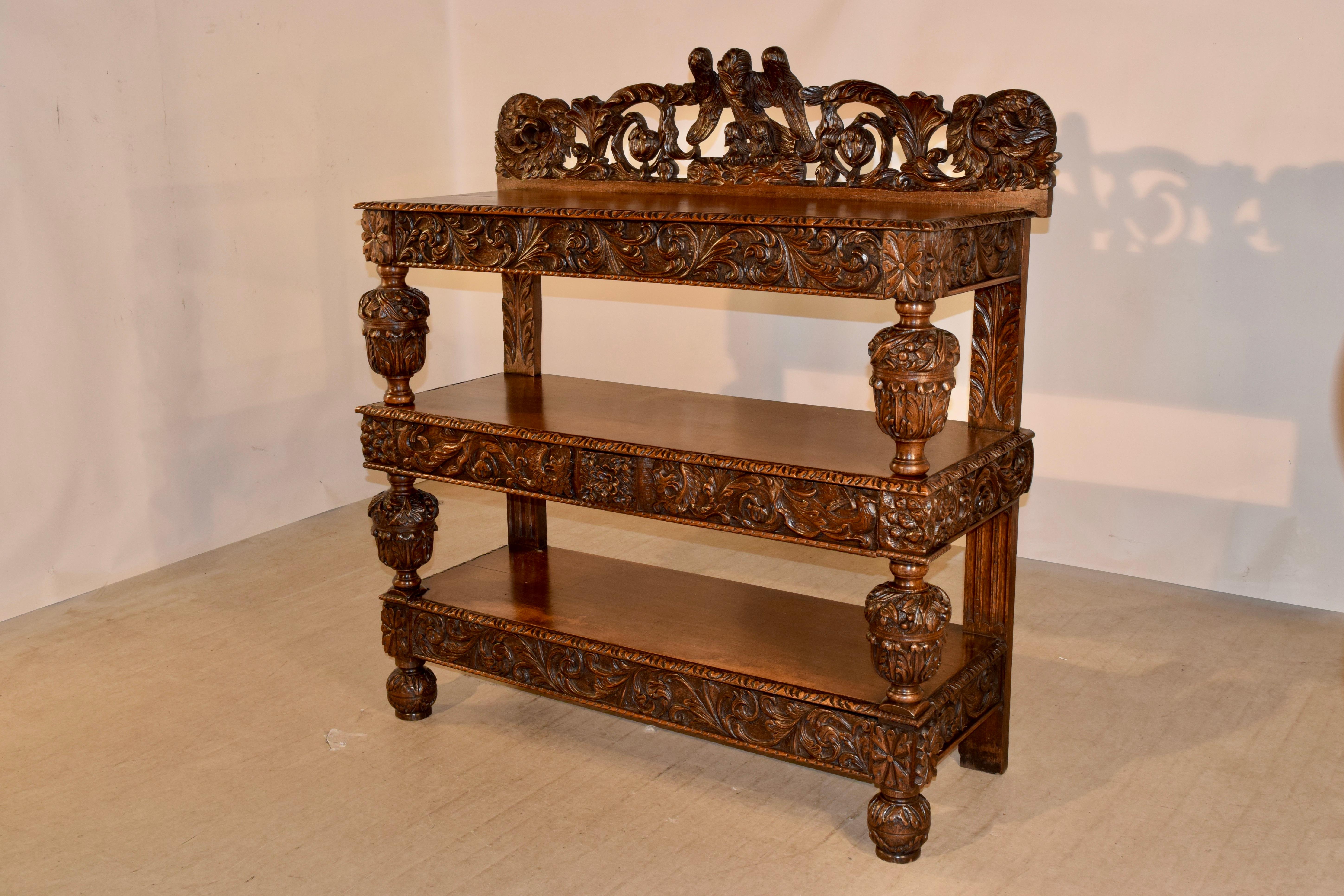 19th Century English Dessert Buffet In Good Condition For Sale In High Point, NC