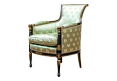 19th Century English Directoire Style Bergere