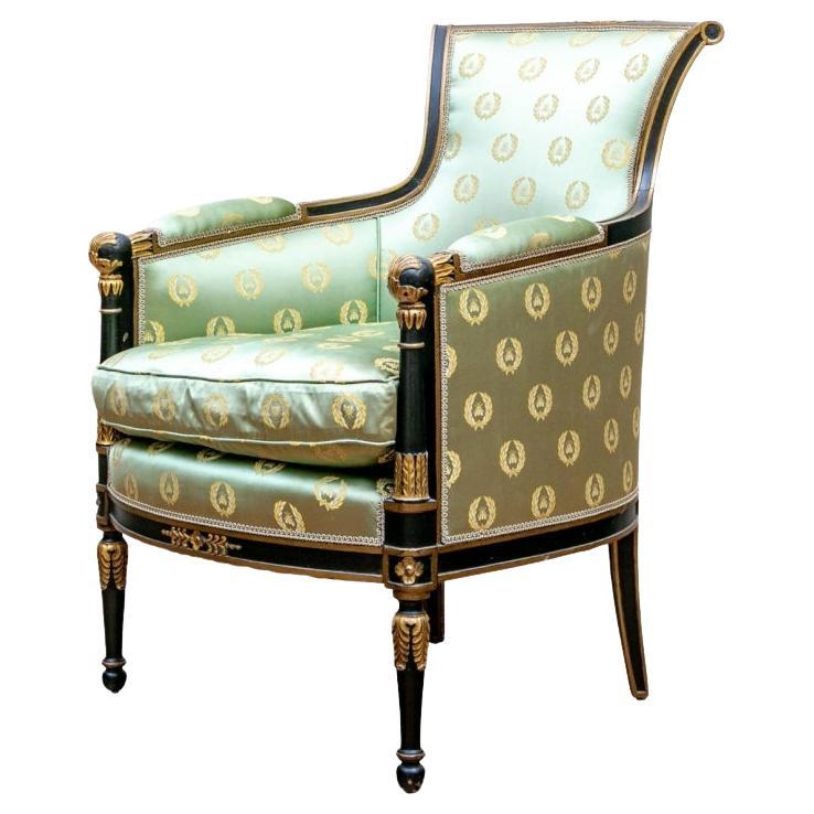 19th Century English Directoire Style Bergere