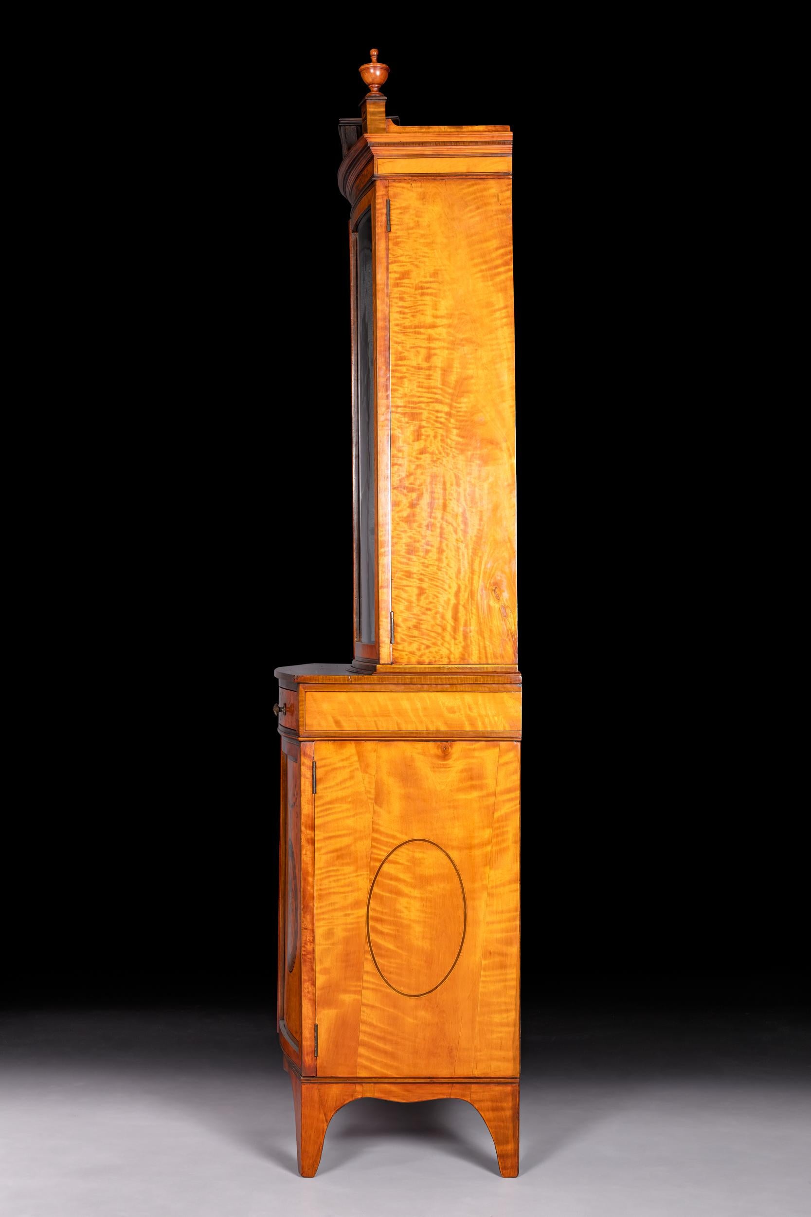 19th Century English Display Cabinet Attributed To Edwards & Roberts Of London In Good Condition For Sale In Dublin, IE