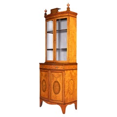 Vitrine anglaise du 19e siècle attribuée à Edwards & Roberts de Londres
