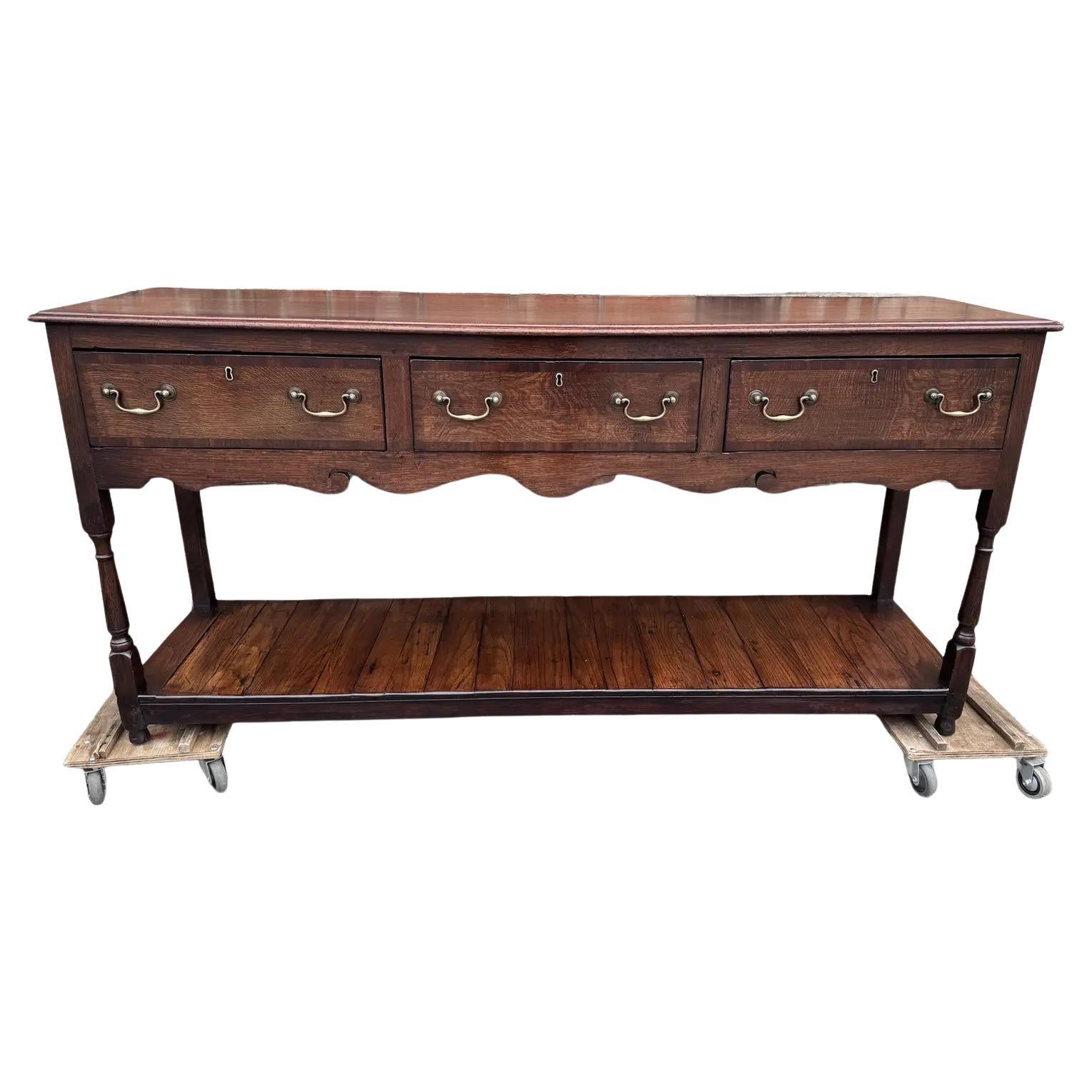 19th Century English Dresser Base
