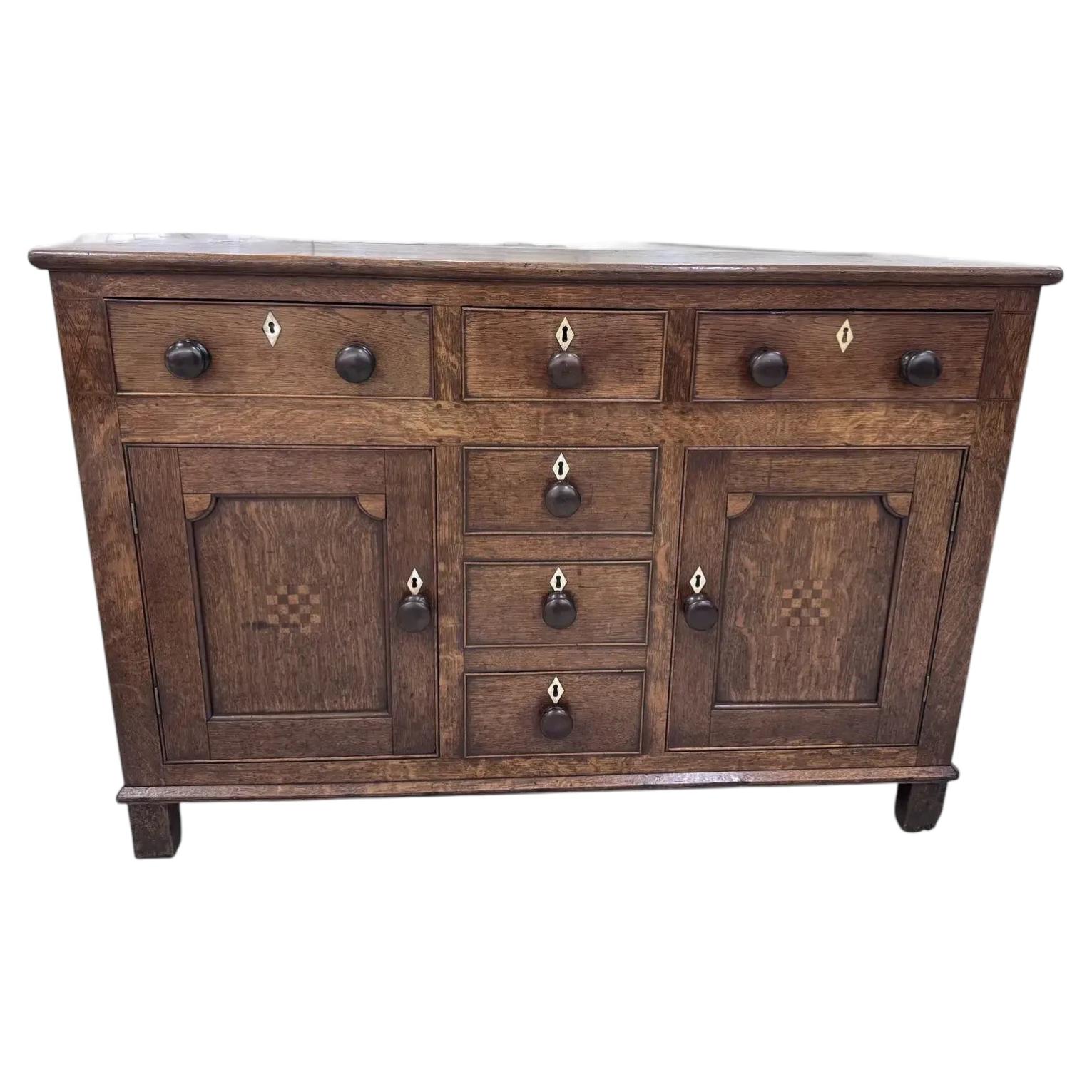 19th Century English Dresser Base For Sale