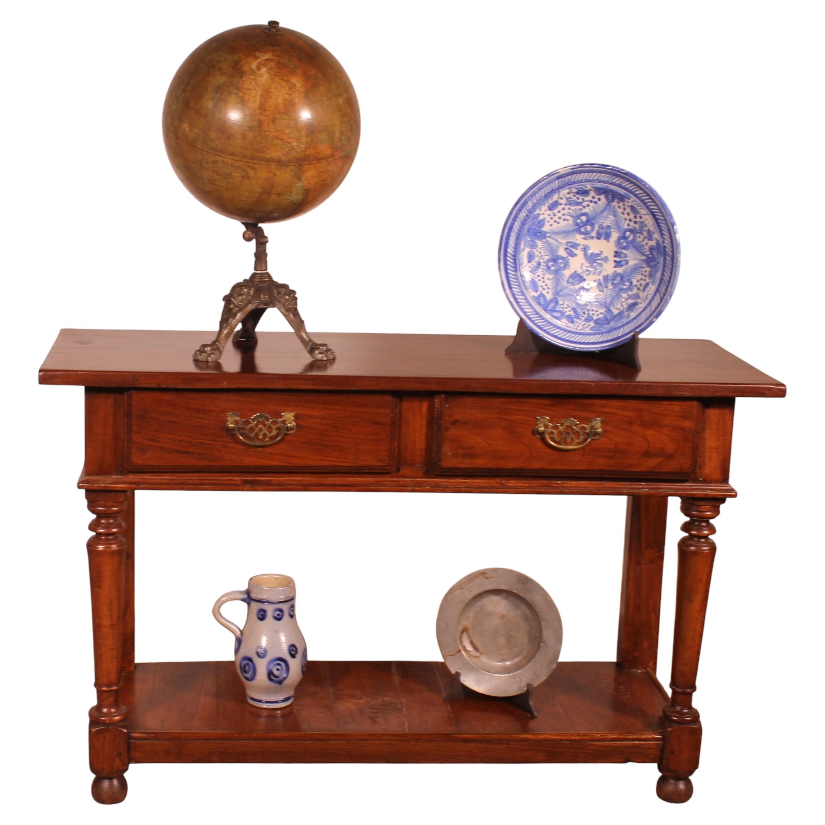 19th-century English Dresser Base Or Console Table For Sale