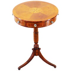 19th Century English Drum Type Occasional Table