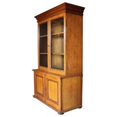 Antique 19th Century English Dwarf Bookcase circa 1880 in Golden Oak