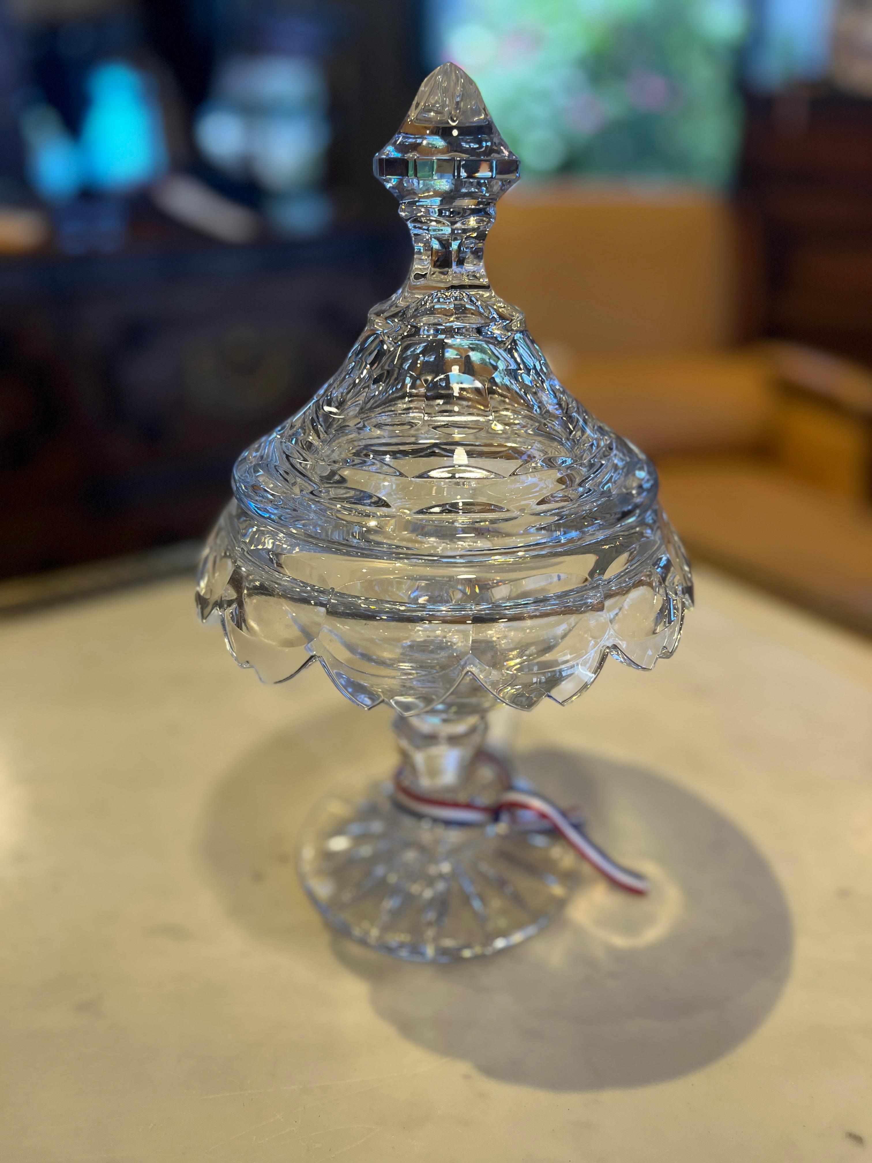 19. Jahrhundert Englisch Edwardian Kristall bedeckt Schüssel (Viktorianisch) im Angebot