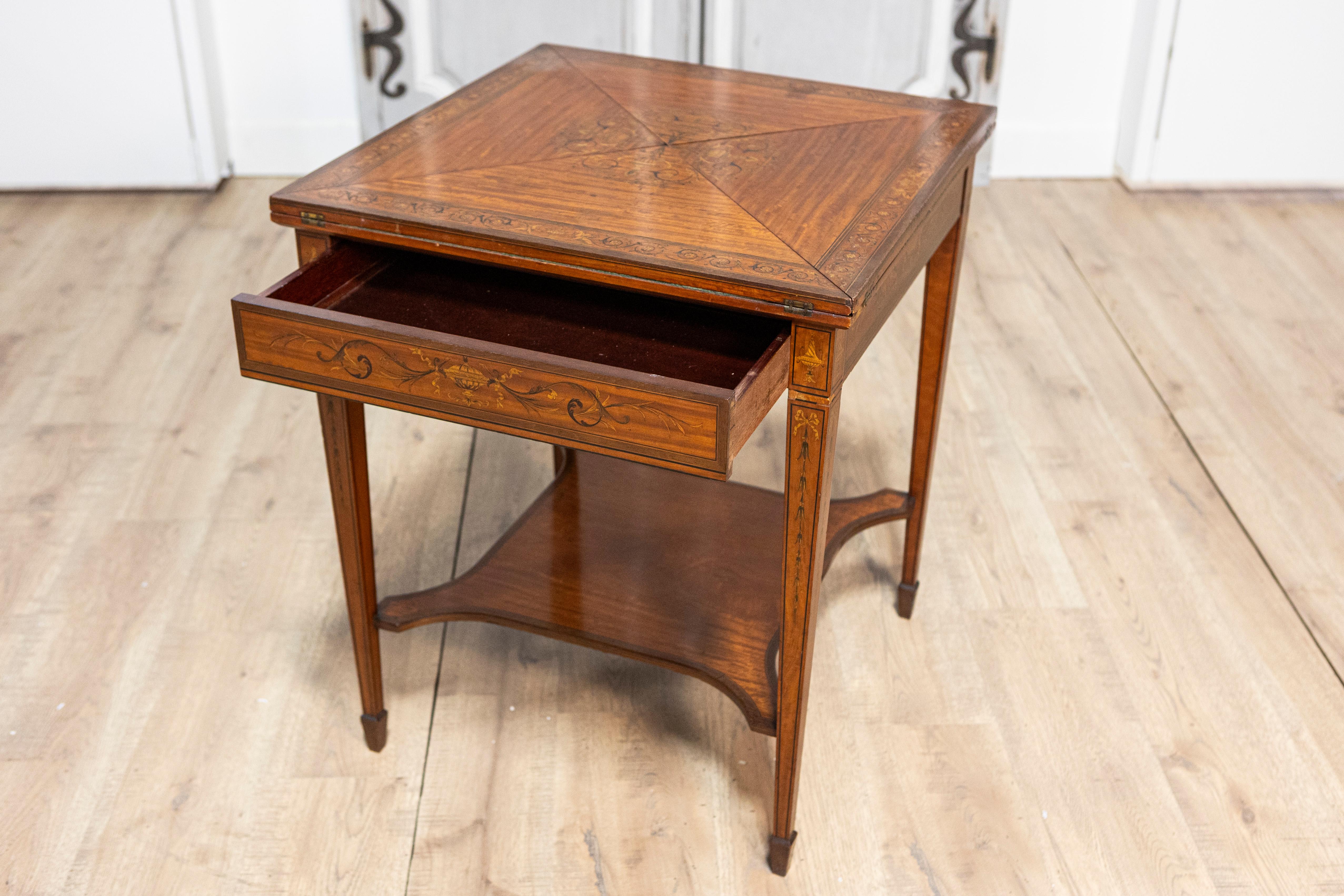 Anglais Table de jeu édouardienne anglaise du 19ème siècle en vente