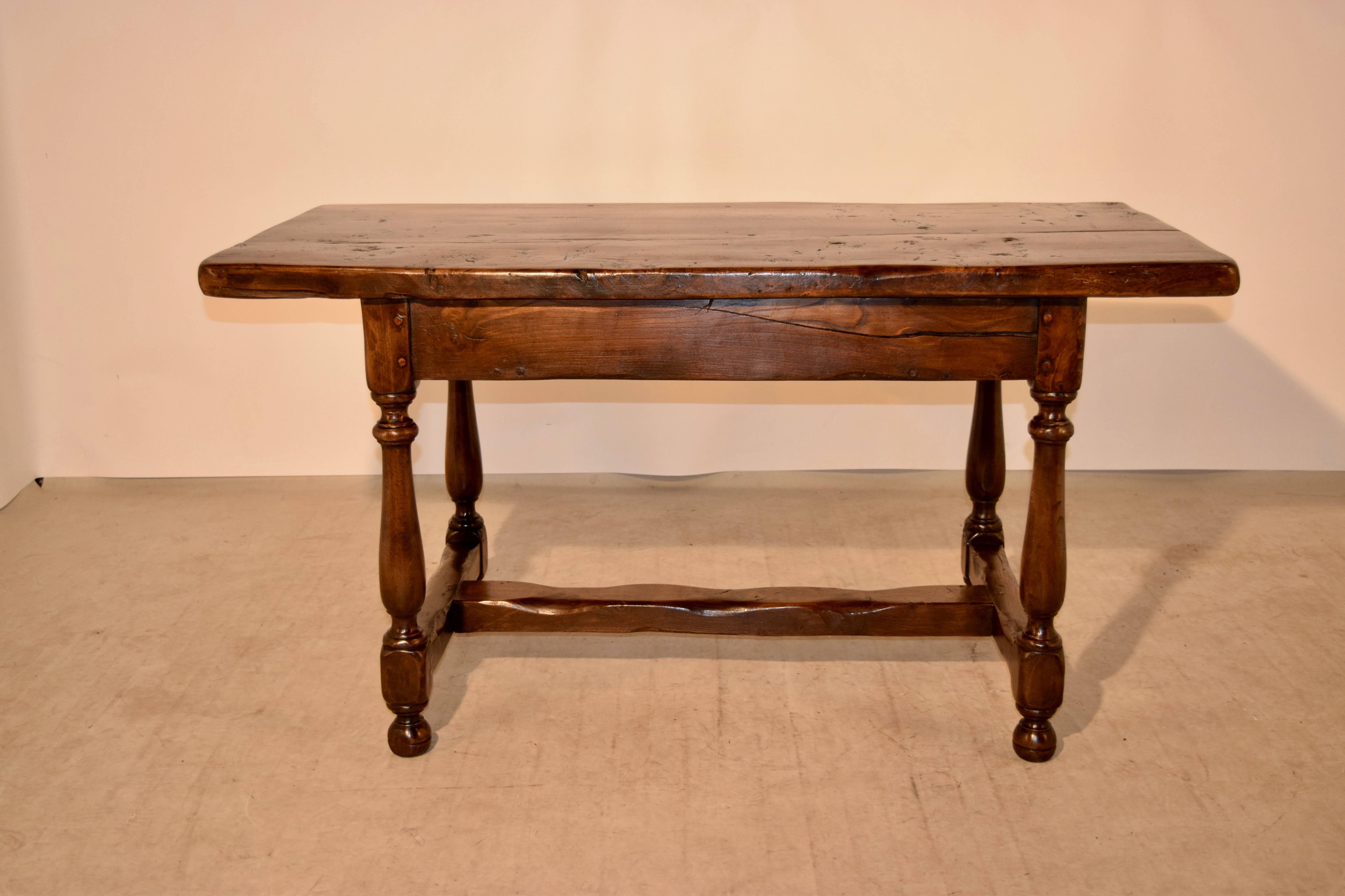 19th Century English Elm Table 1
