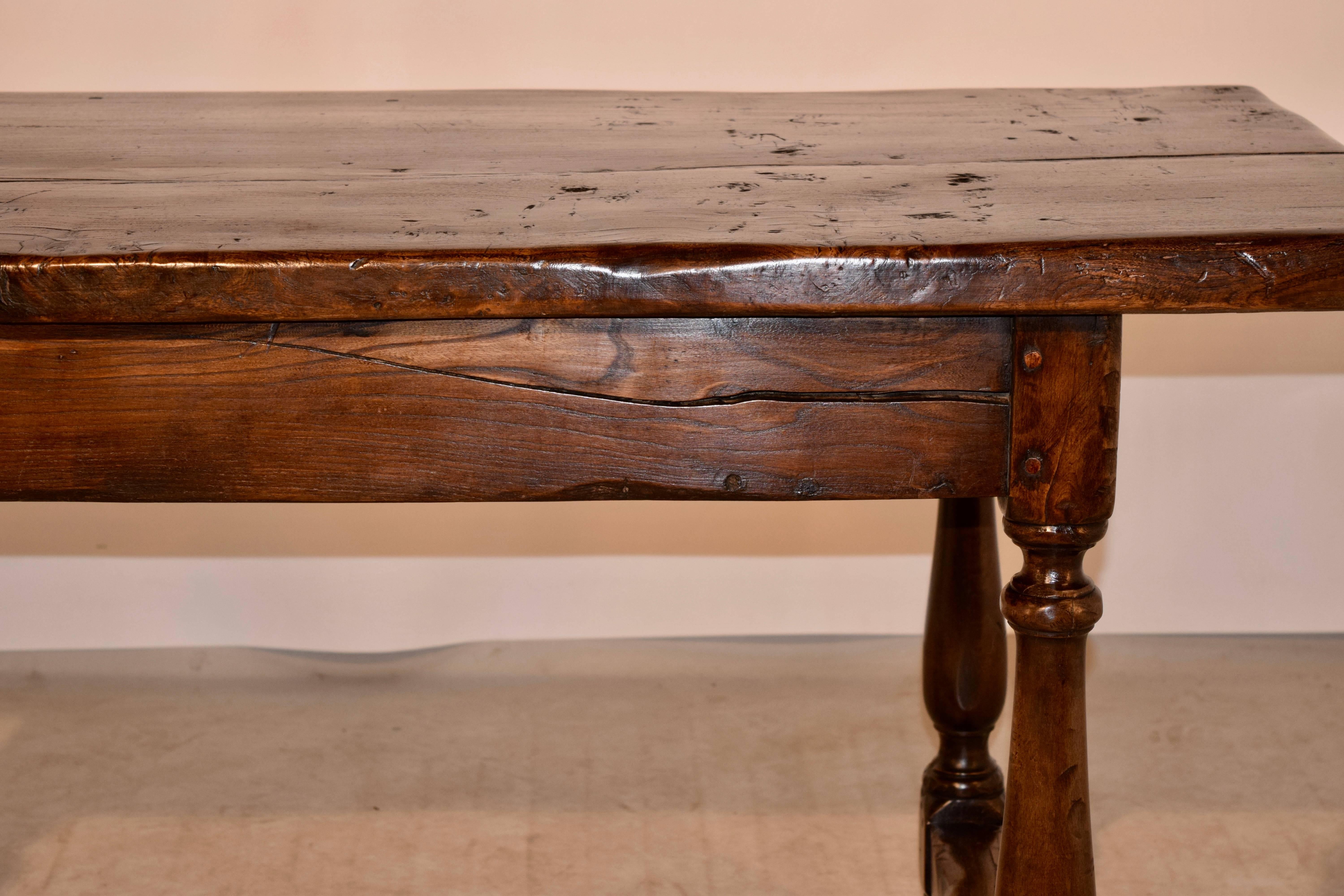 19th Century English Elm Table 2