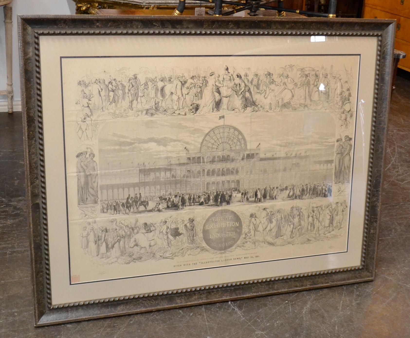 19th Century English Engraving by Williamson In Good Condition In Dallas, TX