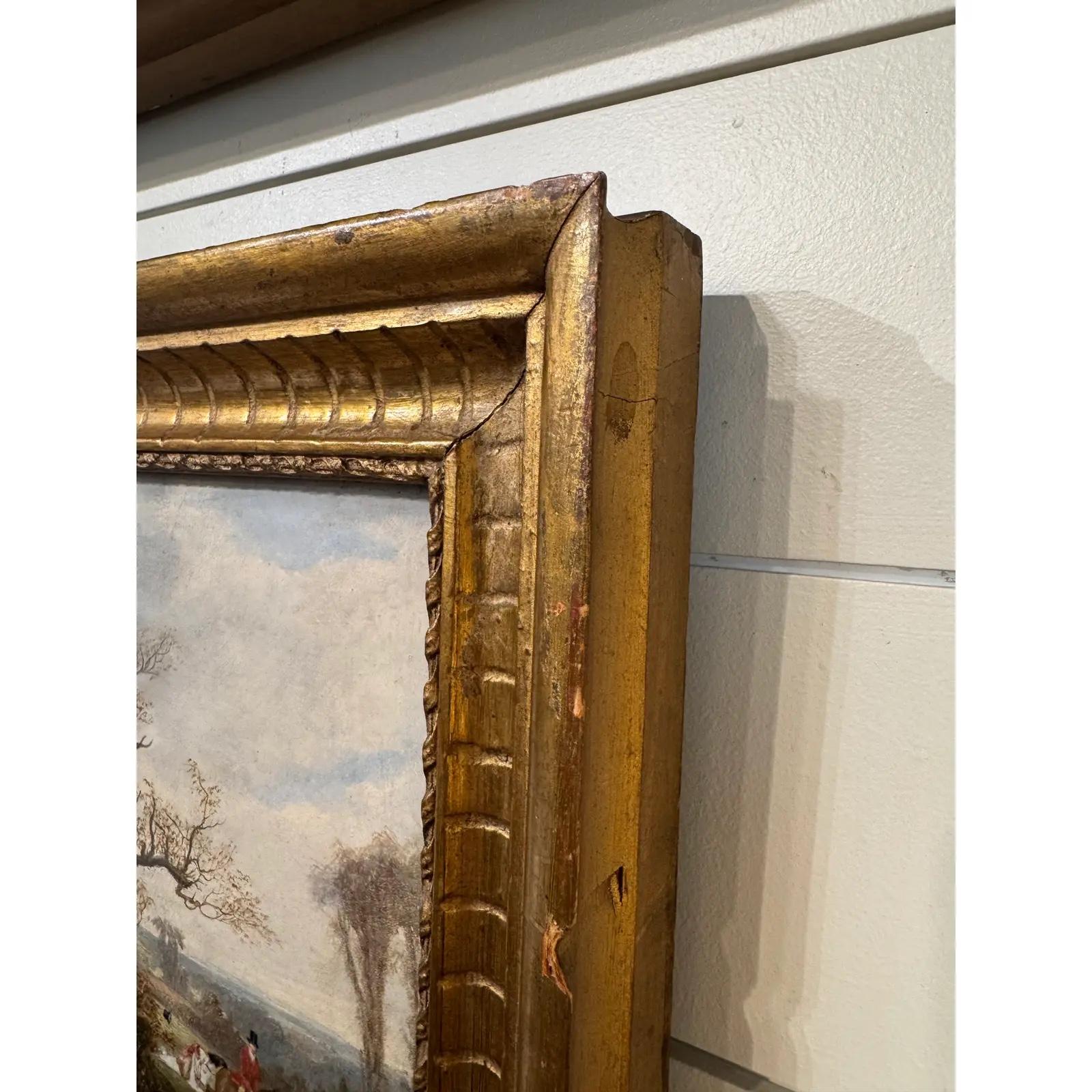 Tela Olio equestre inglese del XIX secolo su tela in vendita