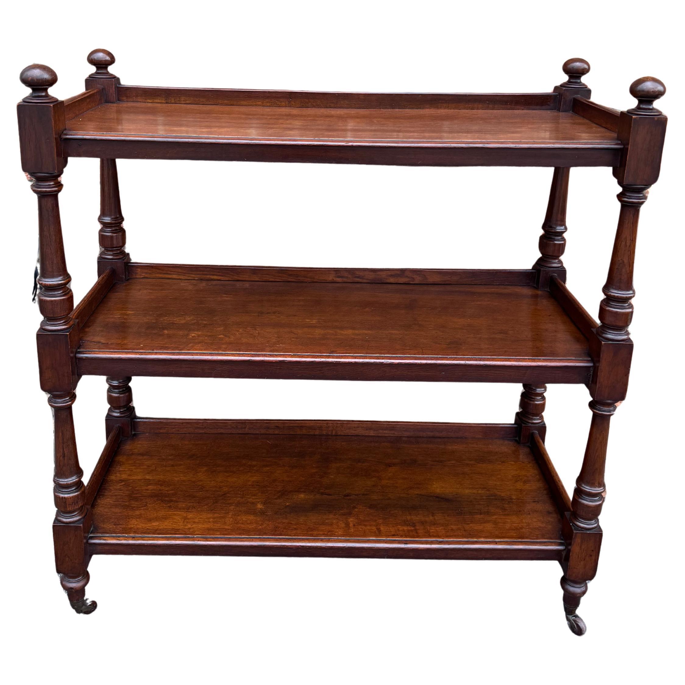 19th Century English Etagere / Trolley For Sale