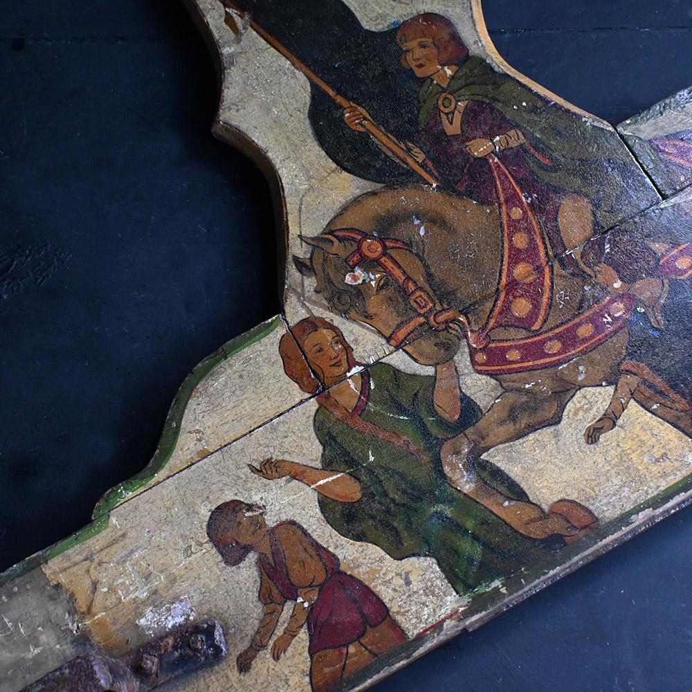 Panneaux de manèges de foire anglais du 19e siècle en vente 4