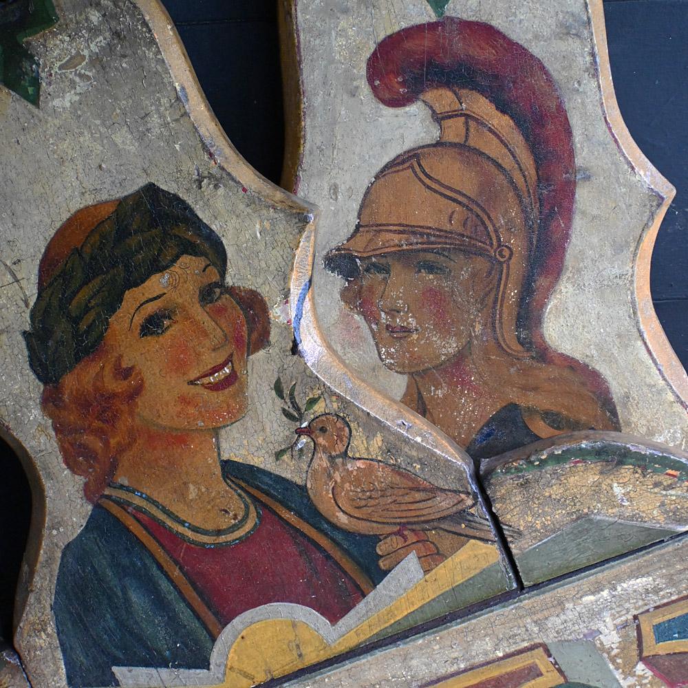 Panneaux de manèges de foire anglais du 19e siècle en vente 8