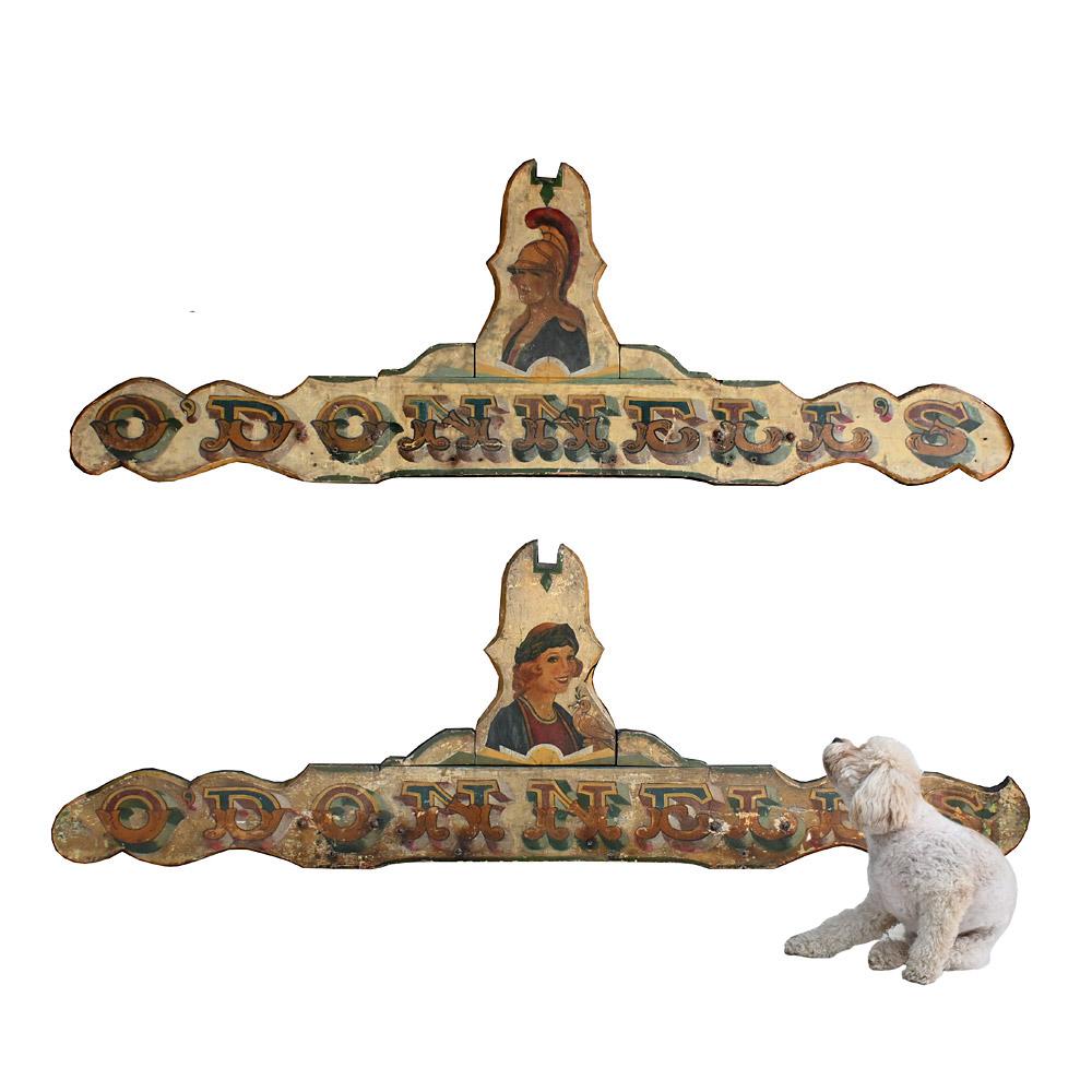 Panneaux de manèges de foire anglais du 19e siècle

Dimensions en pouces : H 27