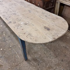 Table de ferme anglaise du XIXe siècle