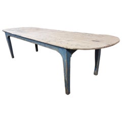Table de ferme anglaise du XIXe siècle
