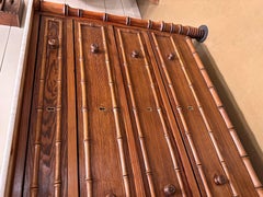 19th Century English Faux Bamboo Chest