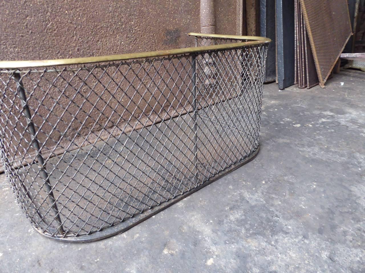 Brass 19th Century English Fire Guard