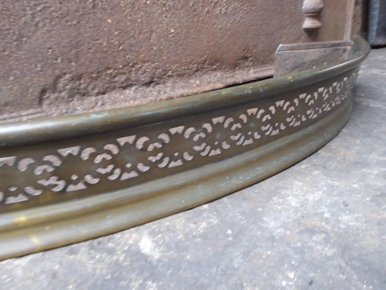 19th Century English Fireplace Fender or Fire Fender 1