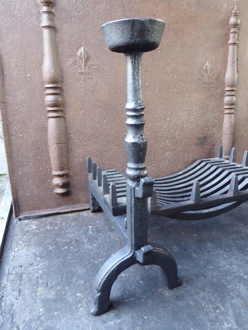 Victorian 19th Century English Fireplace Grate or Fire Grate