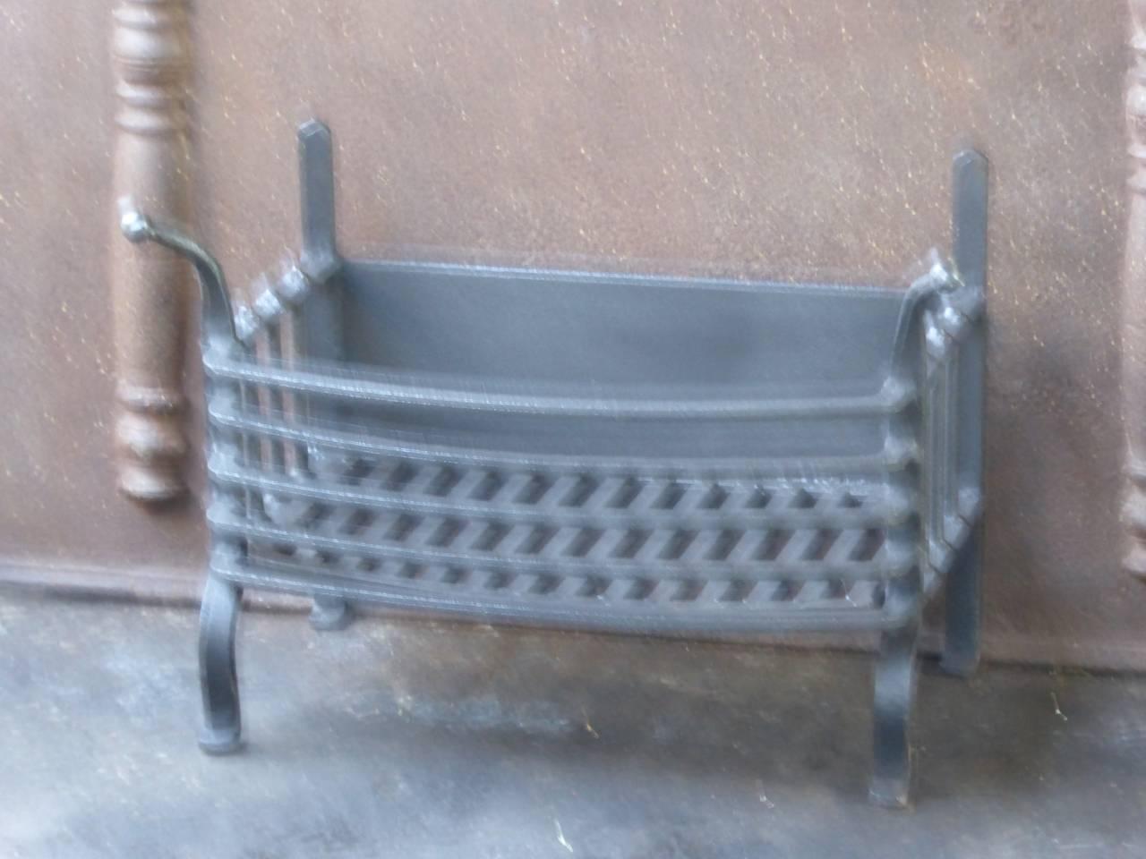 Victorian 19th Century English Fireplace Grate or Fire Grate