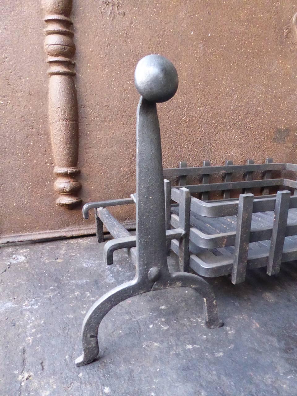 British 19th Century English Fireplace Grate or Fire Grate