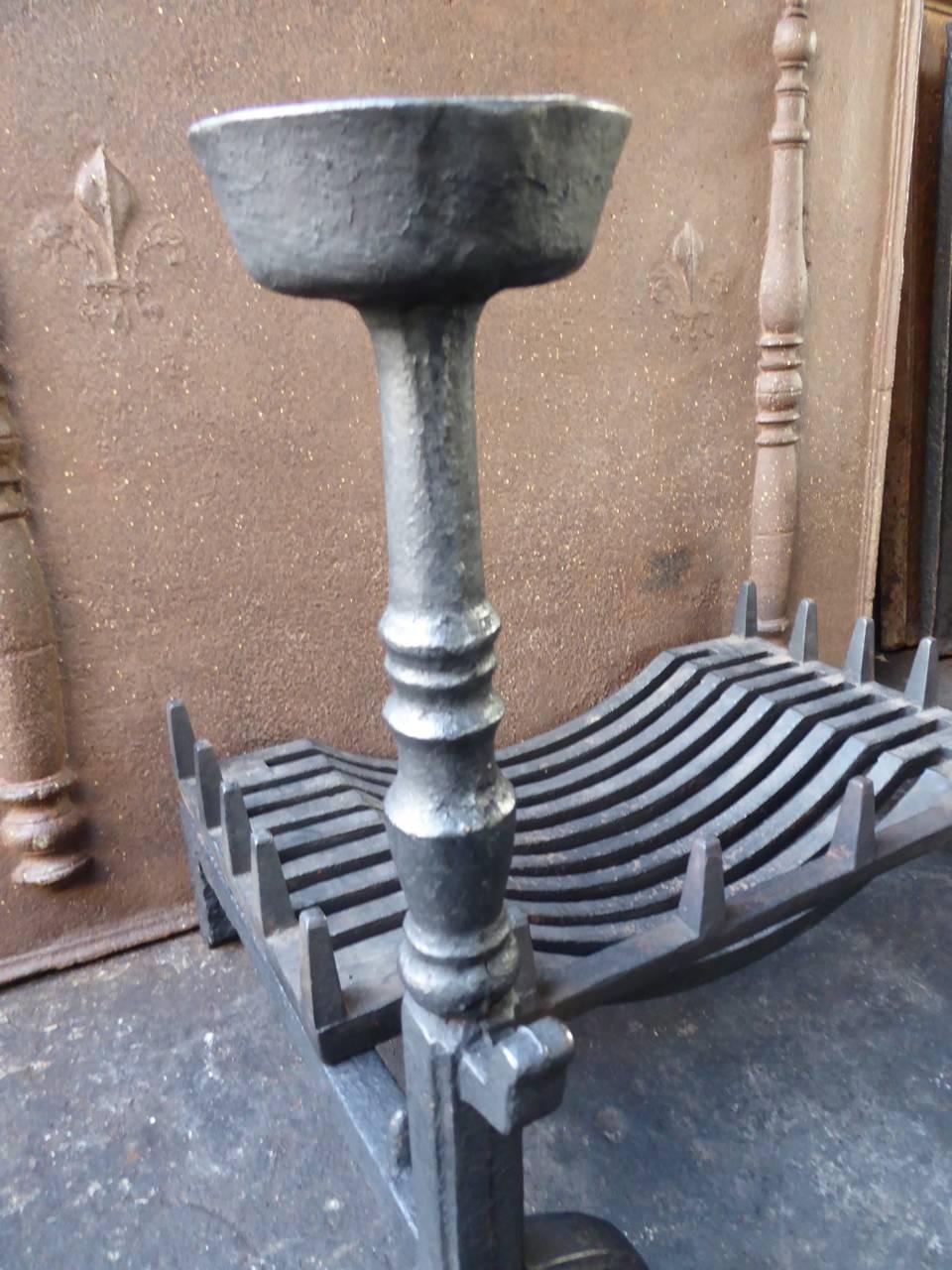 19th Century English Fireplace Grate or Fire Grate In Good Condition In Amerongen, NL