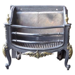 Antique 19th Century English Fireplace Grate or Fire Grate