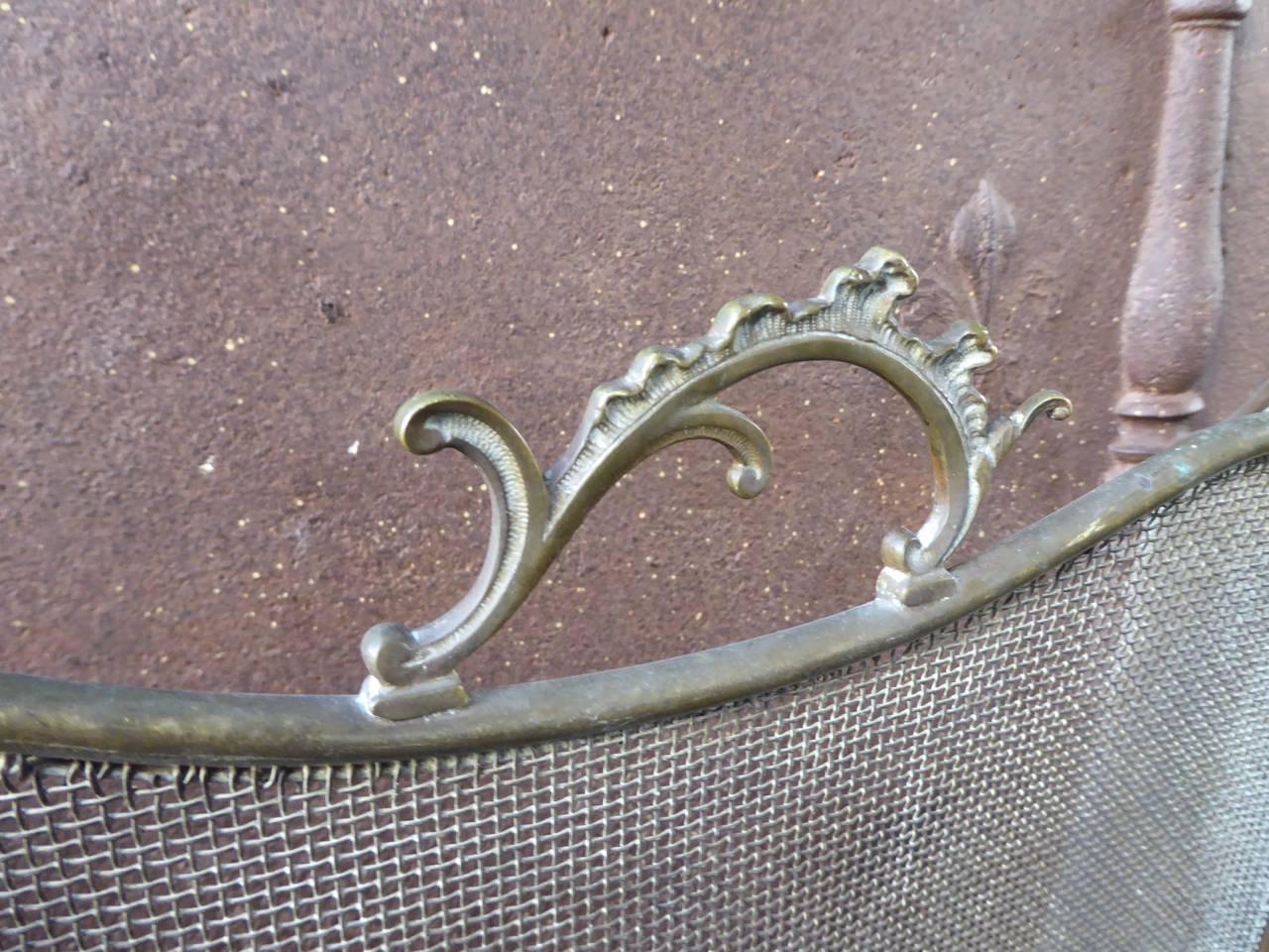 19th Century English Victorian Fireplace Screen or Fire Screen In Good Condition In Amerongen, NL