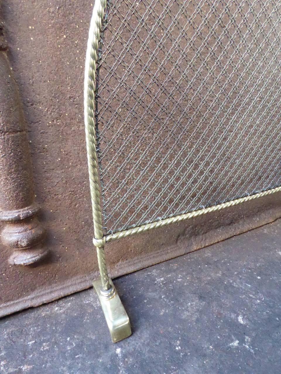 19th Century English Fireplace Screen or Fire Screen In Good Condition In Amerongen, NL