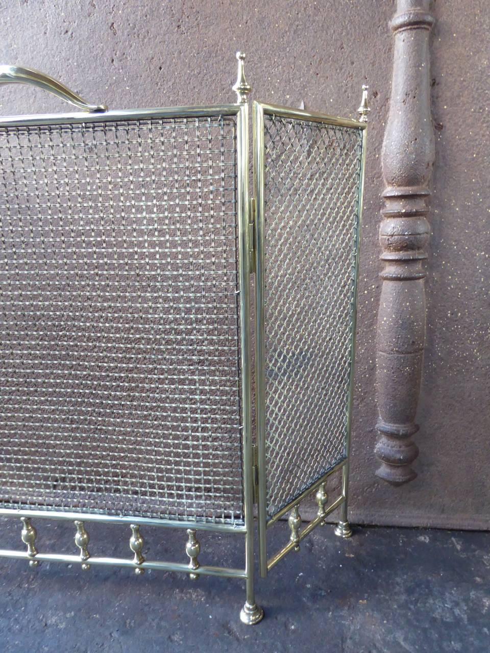 19th Century English Fireplace Screen or Fire Screen 1