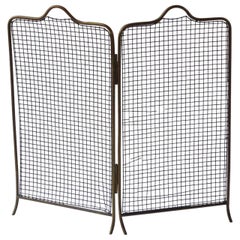 19th Century English Fireplace Screen or Fire Screen