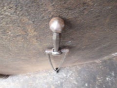 19th Century English Fireplace Tongs