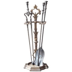 19th Century English Fireplace Tools or Fire Tools