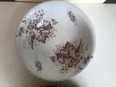 19th Century English Floral Ironstone Bowl