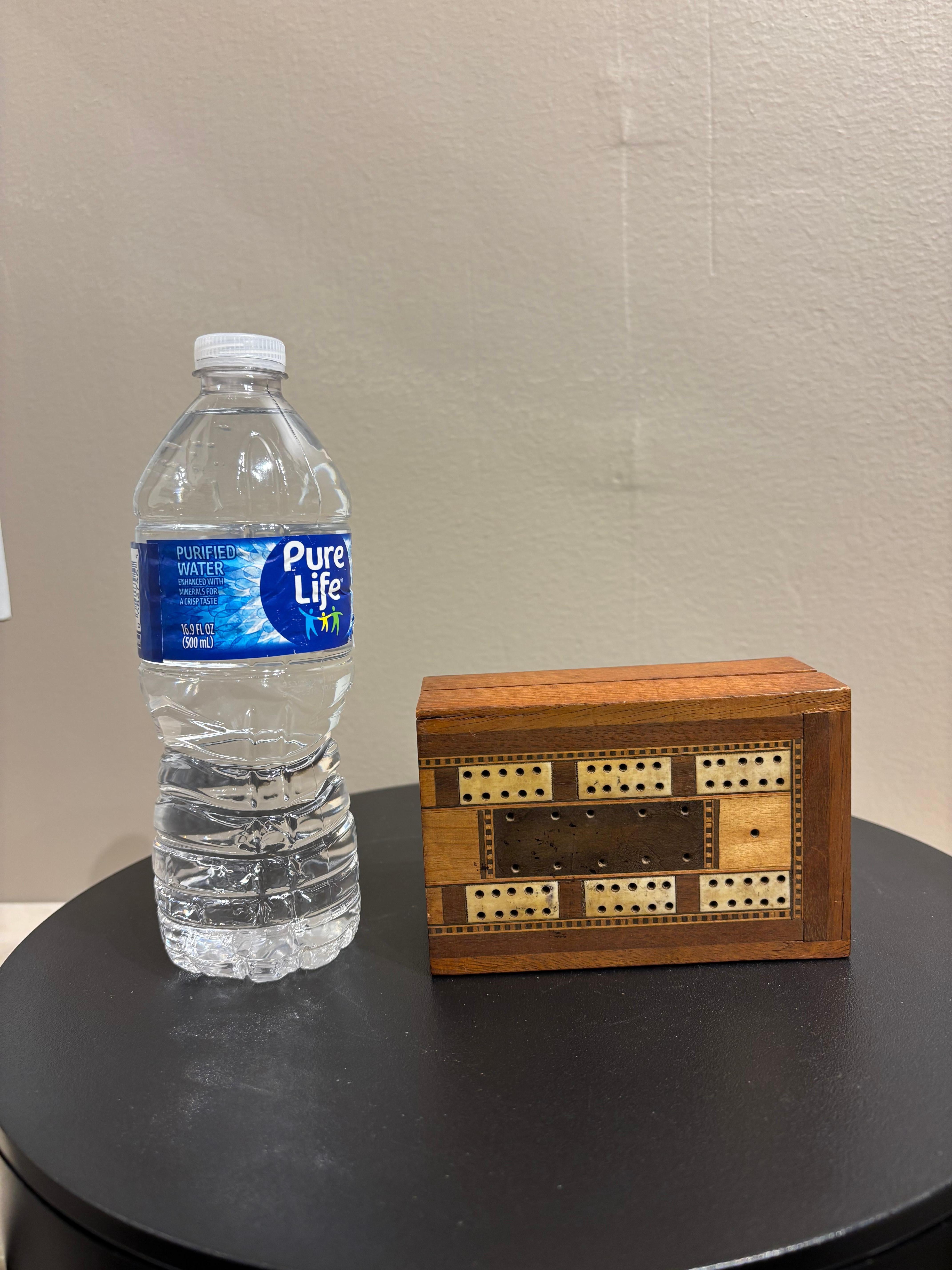 Tavola da cribbage intarsiata pieghevole inglese del XIX secolo in vendita 7