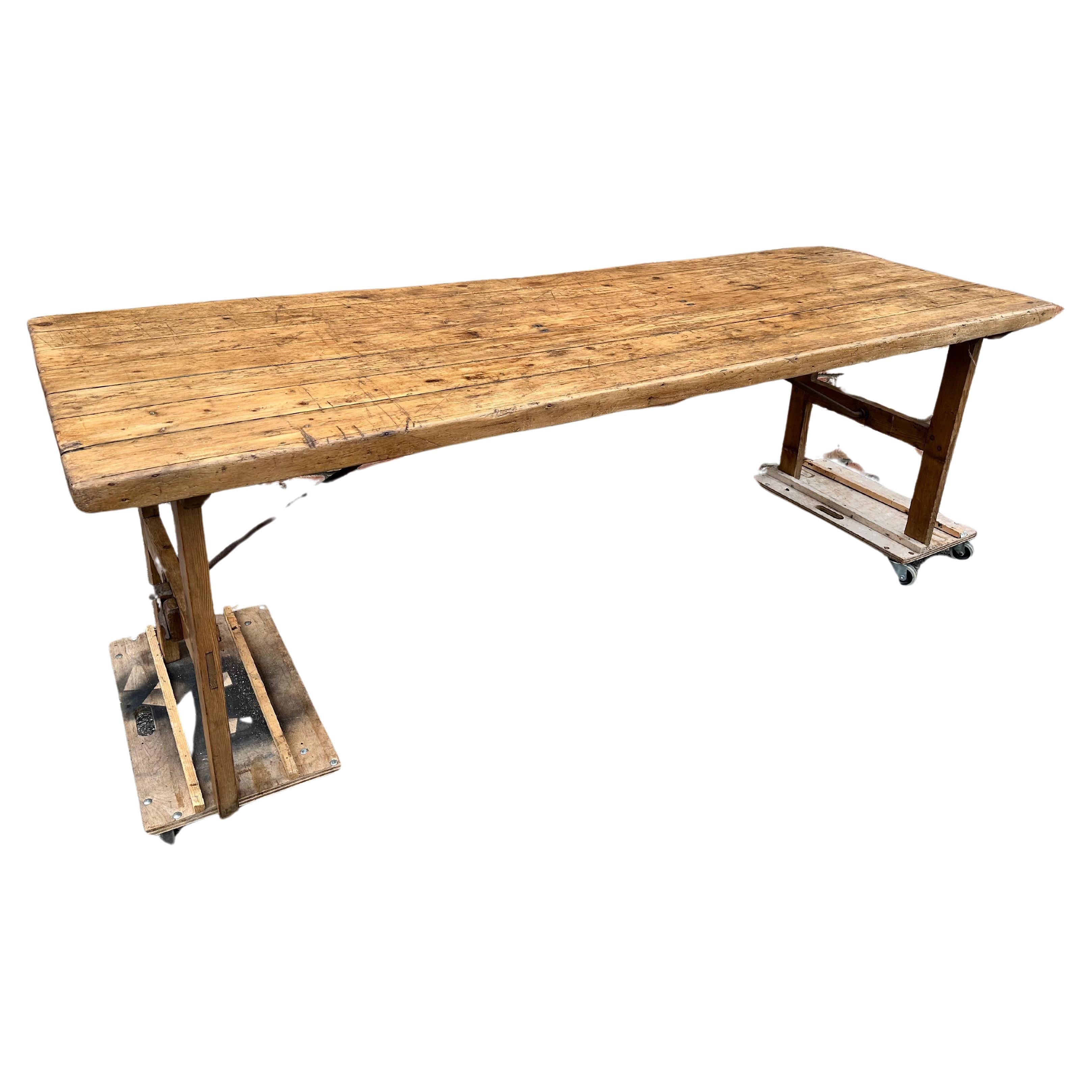 Table pliante anglaise du 19e siècle