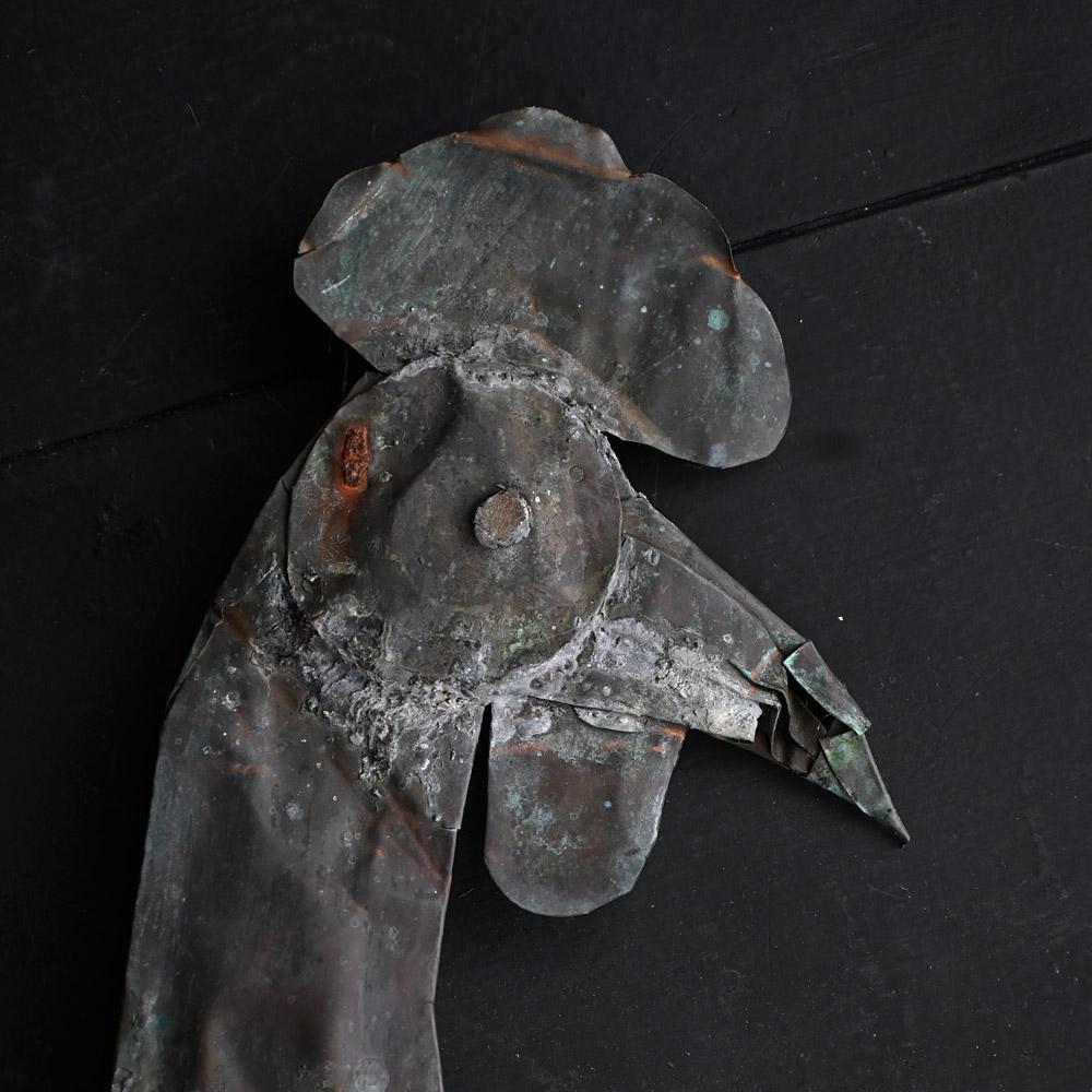 Rame Banderuola in rame Folk Art inglese del XIX secolo in vendita