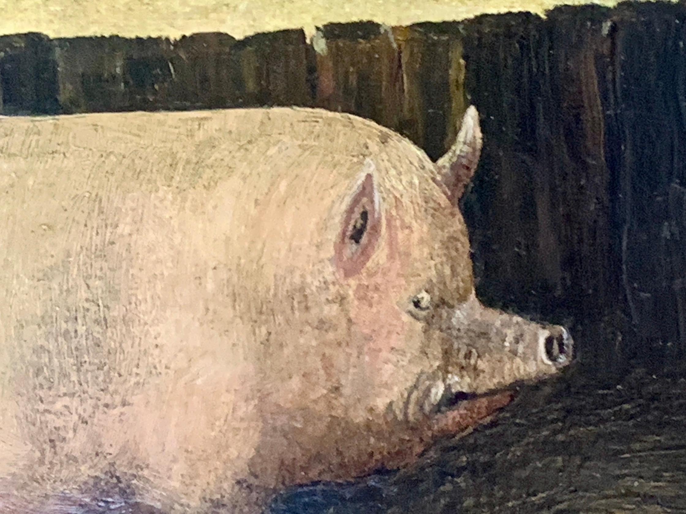 folk art pig