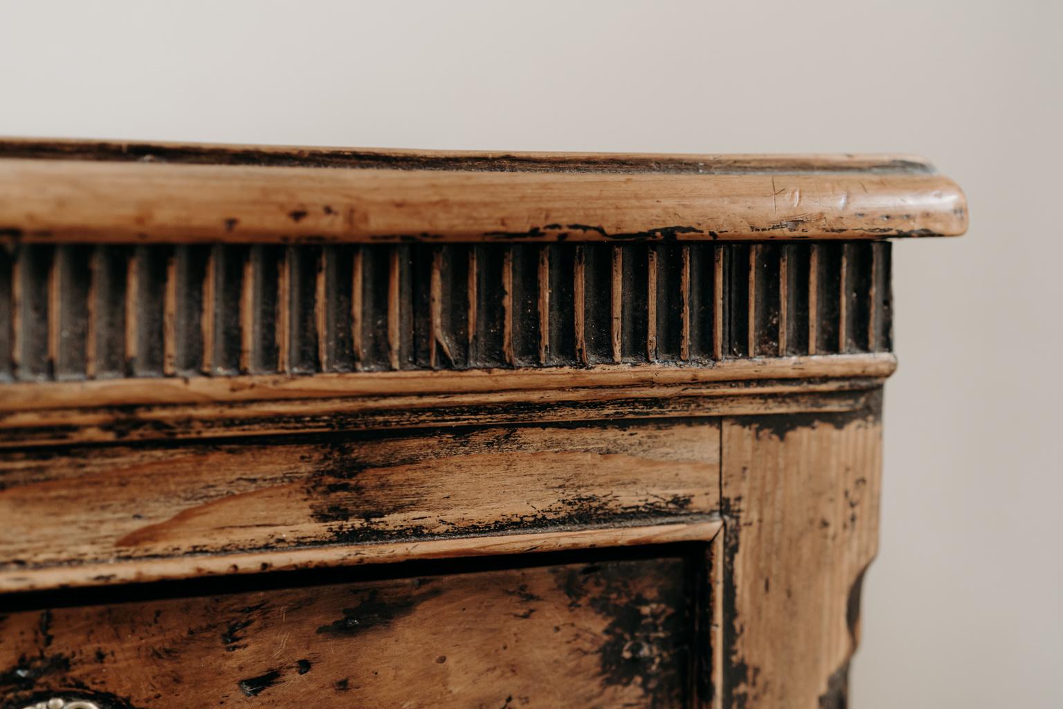 19th Century English Fruitwood Chest of Drawers 6